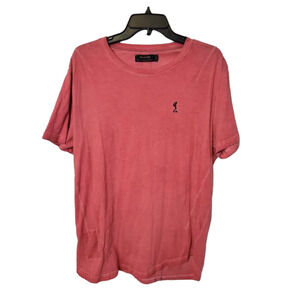 Religion We Live In Black Red Short Sleeve Embroidered Logo Men's T-shirt XL